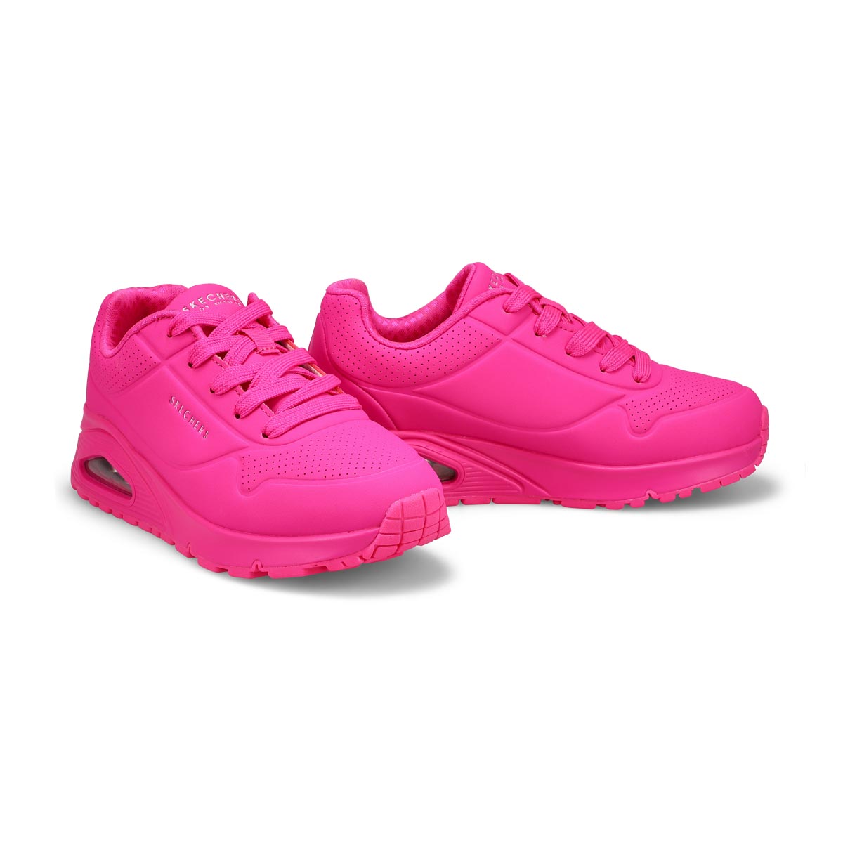 Basket UNO GEN1 NEON GLOW, rose vif, filles