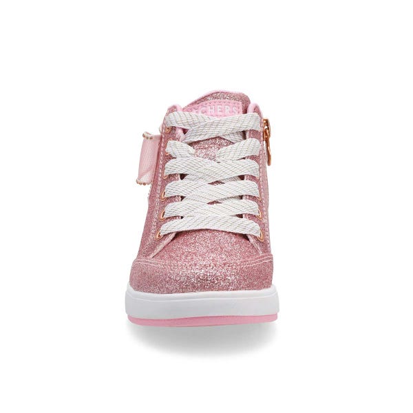 Girls'  Shoutouts 2.0 Dreaming Bows Mid Top Sneaker - Rose Gold