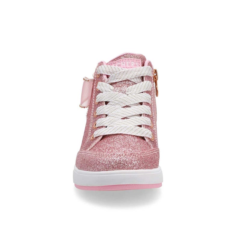 Girls'  Shoutouts 2.0 Dreaming Bows Mid Top Sneaker - Rose Gold