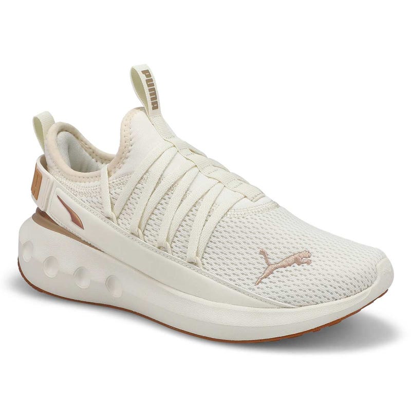 Women's Softride Carson Fresh Lace Up Sneaker - Warm White/Gold