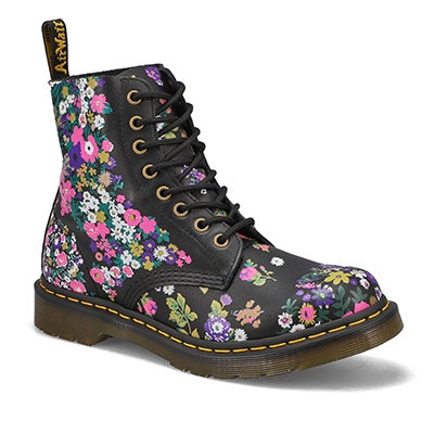Lds 1460 8-Eye Casual Boot - Vintage Floral