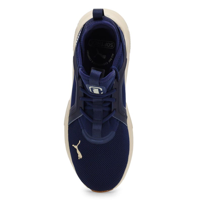 Baskets à lacets SOFTRIDE ENZO 5, marine/neige alpine, hommes - LARGE