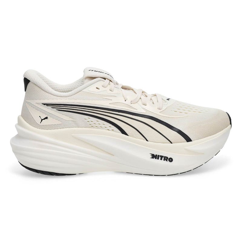 Baskets de performance à lacets MAGMAX NITRO 2, blanc chaud/noir, hommes