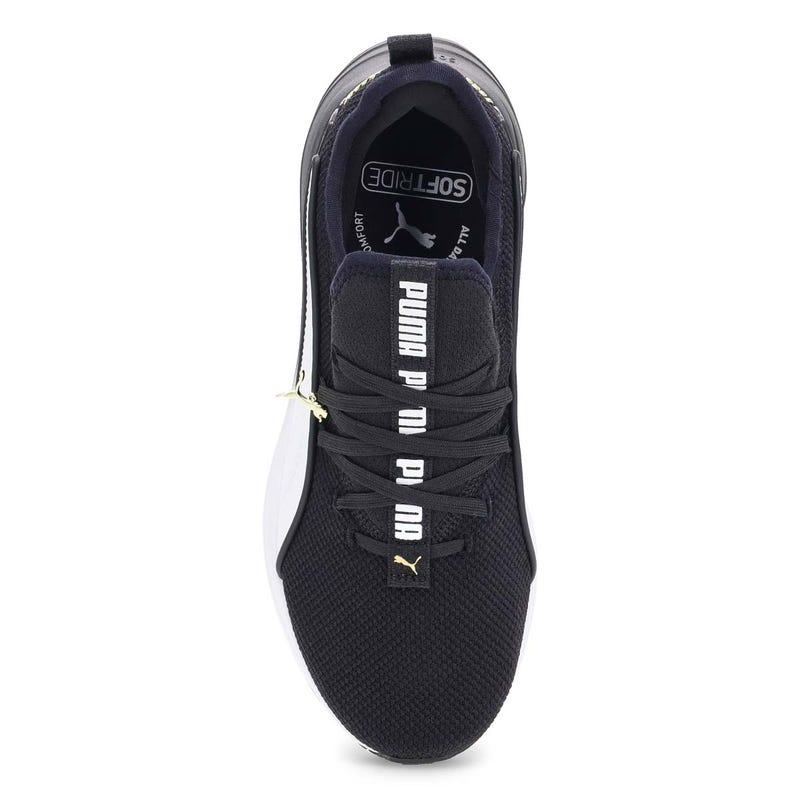 Women's Softride Sabrina Lace Up Sneaker - Black/White
