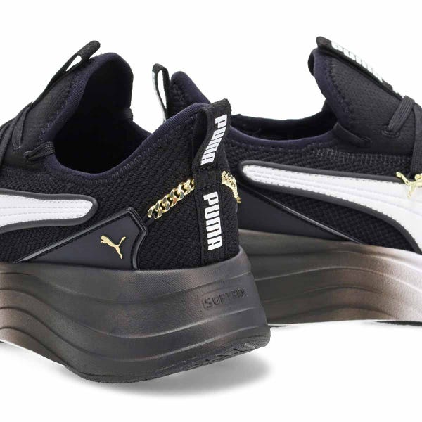 Women's Softride Sabrina Lace Up Sneaker - Black/White