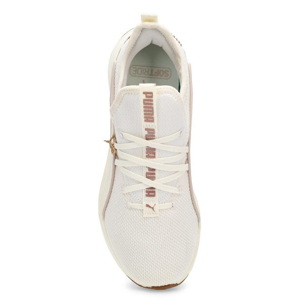Women's Softride Sabrina Lace Up Sneaker - Warm White/Silver Fog/Rose Gold