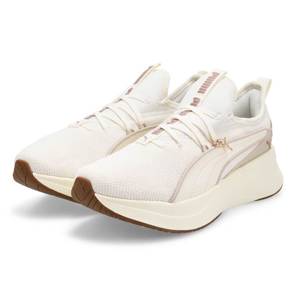 Women's Softride Sabrina Lace Up Sneaker - Warm White/Silver Fog/Rose Gold