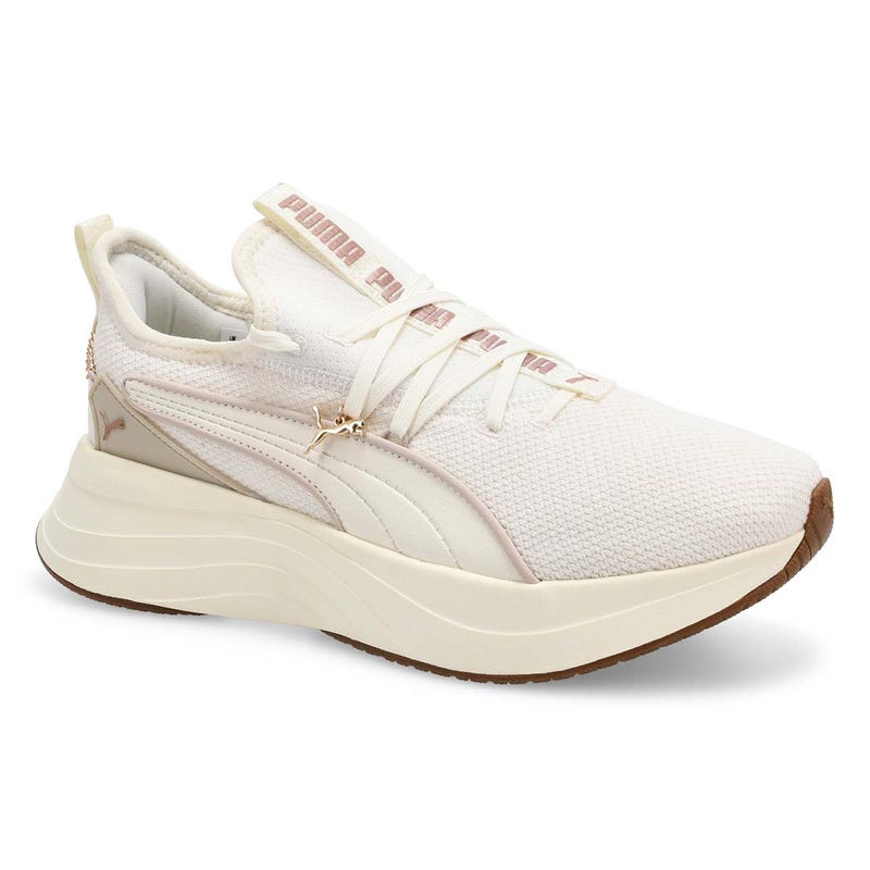 Women's Softride Sabrina Lace Up Sneaker - Warm White/Silver Fog/Rose Gold