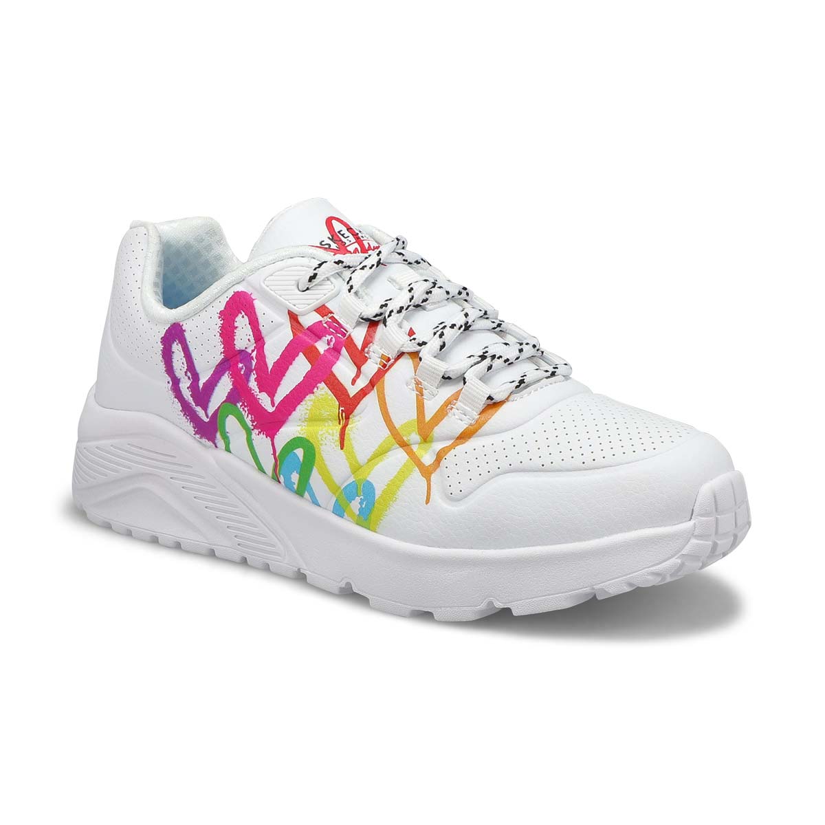 Girls' Uno Lite Sneaker - White/Multi