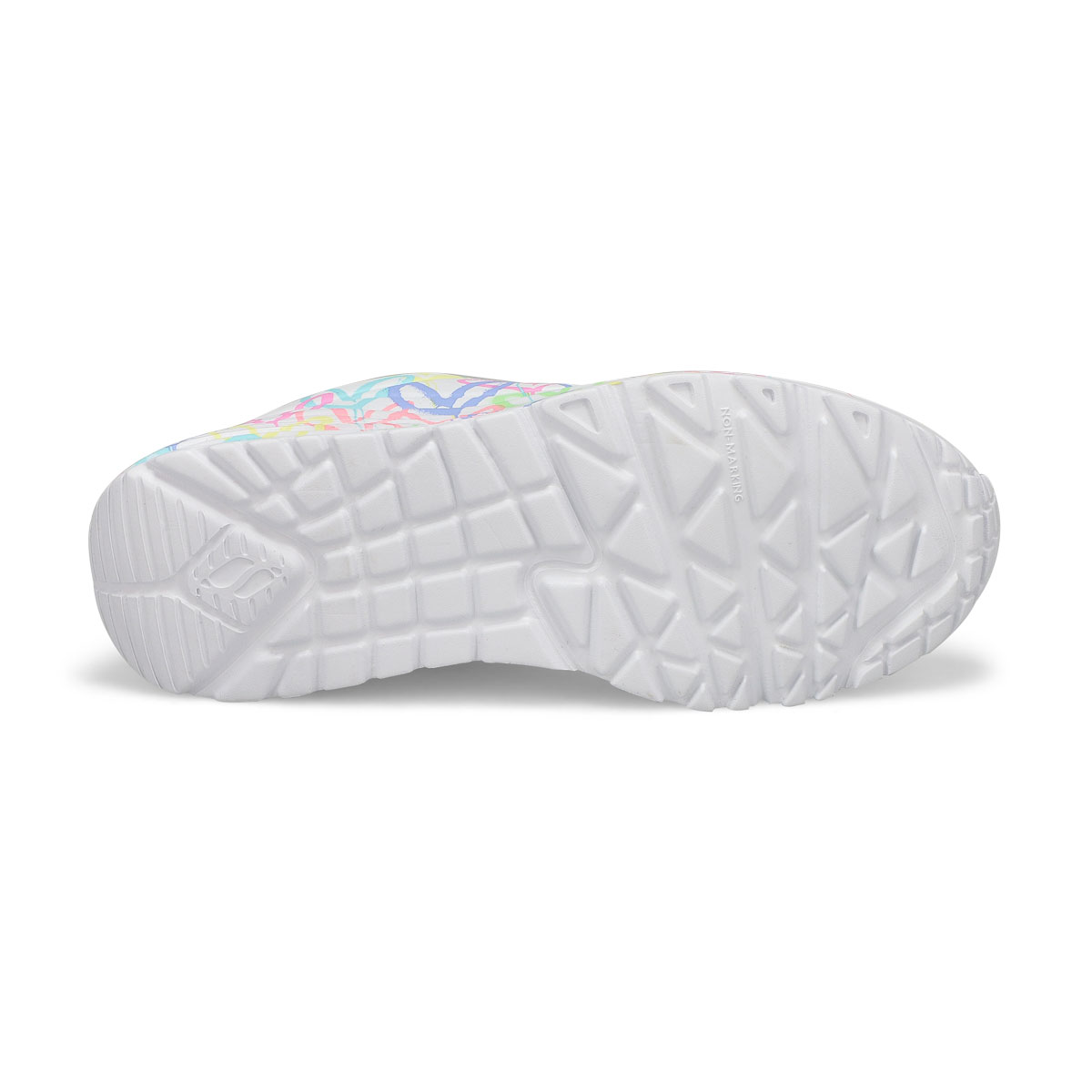 Baskets à lacets JGOLDCROWN UNO LITE, blanc/rose/turquoise, filles