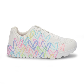 Girls'  JGoldcrown Uno Lite Lace Up Sneaker - Whit