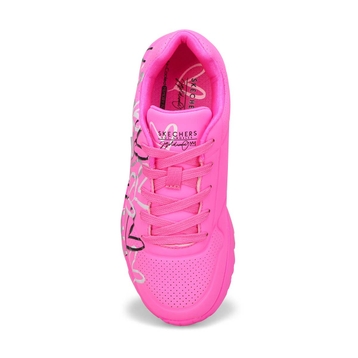 Girls'  JGoldcrown Uno Lite Metallic Love Lace Up 
