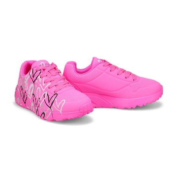 Girls'  JGoldcrown Uno Lite Metallic Love Lace Up 