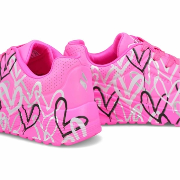 Girls'  JGoldcrown Uno Lite Metallic Love Lace Up 