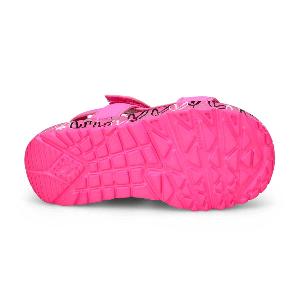 Girls'  Uno Lite Sandal - Hot Pink/Multi