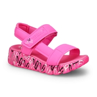 Girls'  Uno Lite Sandal - Hot Pink/Multi