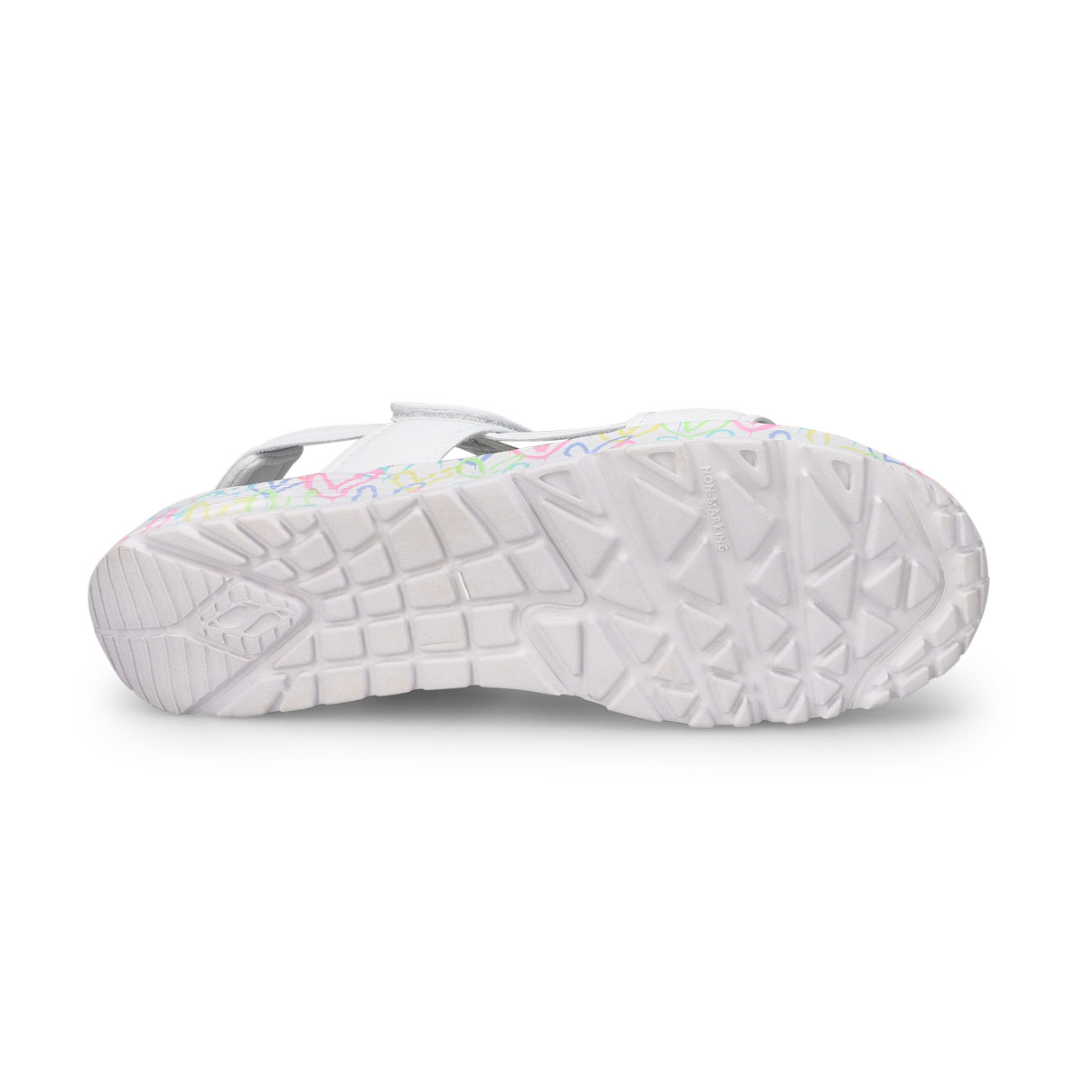 Girls'  Uno Lite Sandal - White/Pink/Turquoise