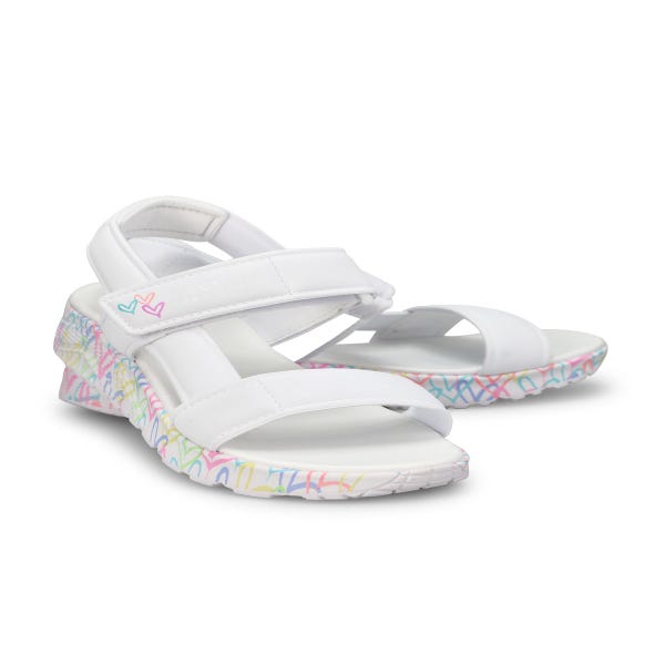 Sandale UNO LITE, blanc/rose/turquoise, filles