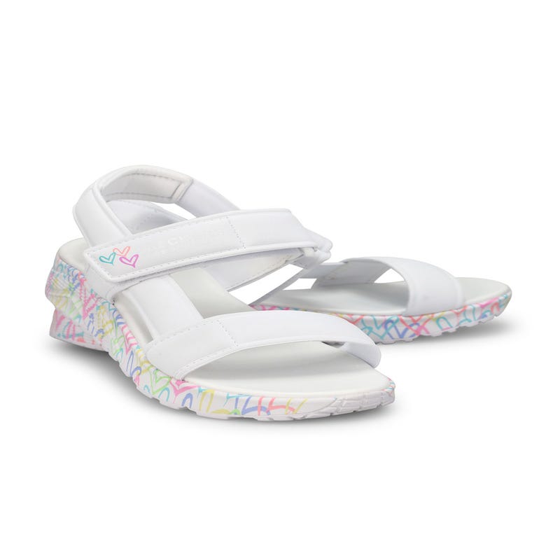 Sandale UNO LITE, blanc/rose/turquoise, filles