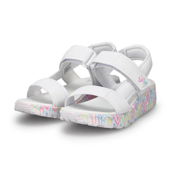 Sandale UNO LITE, blanc/rose/turquoise, filles