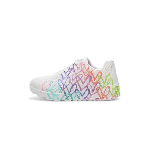 Skechers Girls' Uno Lite Goldcrown Rainbow F | SoftMoc.com