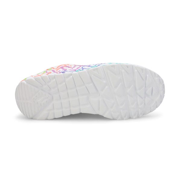 Baskets UNO LITE GOLDCROWN RAINBOW FOIL HEART, blanc/multi, filles