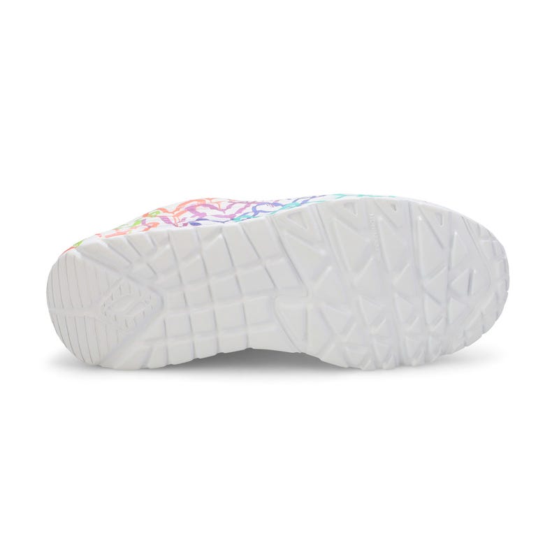 Baskets UNO LITE GOLDCROWN RAINBOW FOIL HEART, blanc/multi, filles