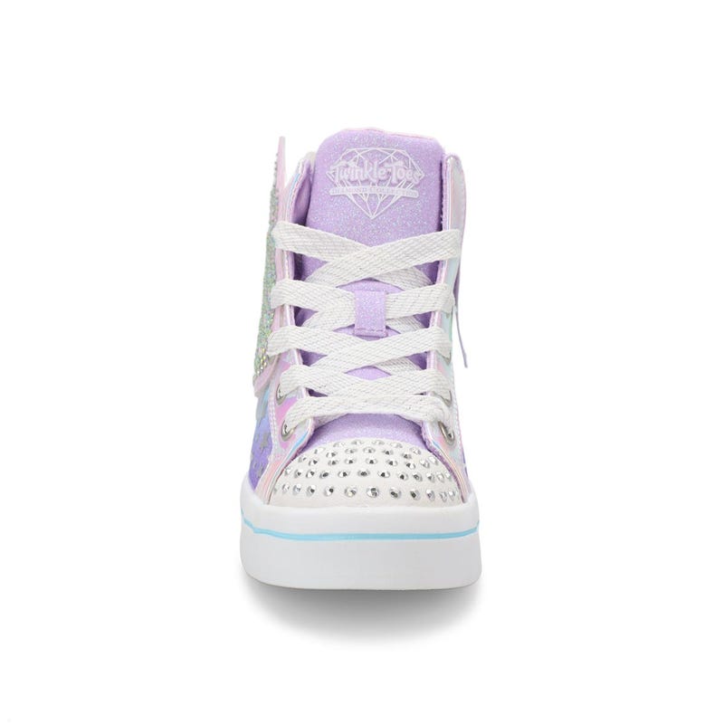 Girls'  Twinkle Toes Twi-Lights 2.0 Dreamy Wings Sneaker - Lavender/Light Pink