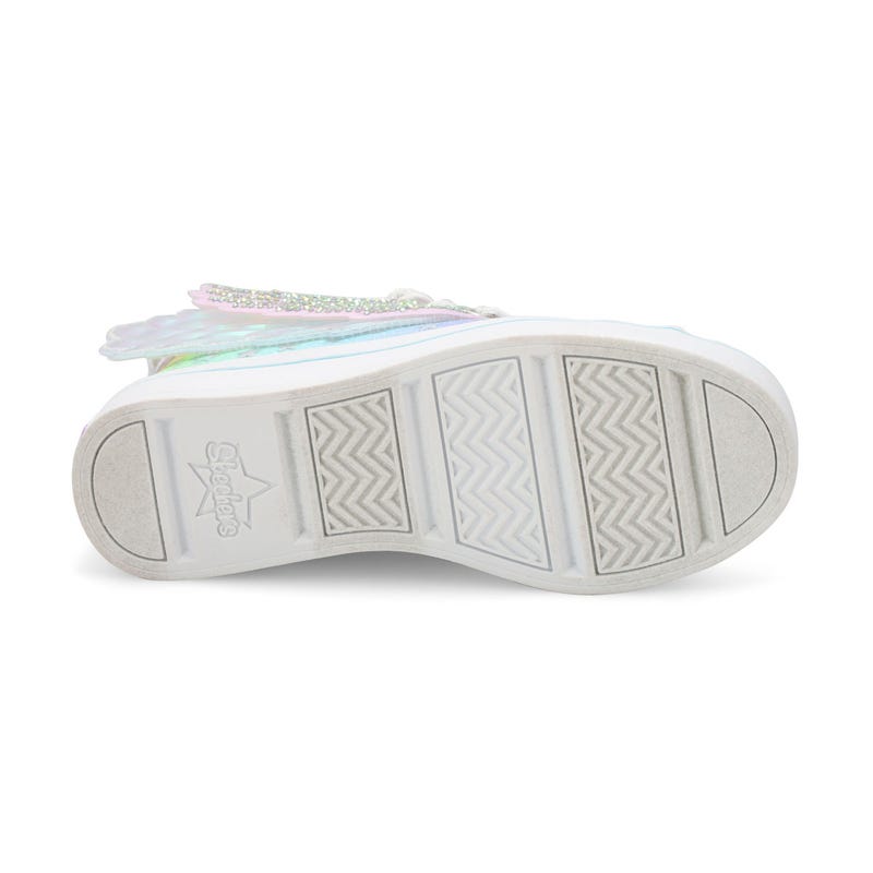 Girls'  Twinkle Toes Twi-Lights 2.0 Dreamy Wings Sneaker - Lavender/Light Pink