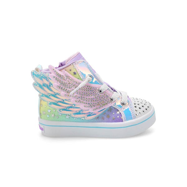 Infants' Twinkle Toes Twi-Lights 2.0 Dreamy Wings Sneaker - Lavender/Light Pink