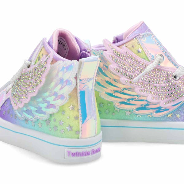 Infants' Twinkle Toes Twi-Lights 2.0 Dreamy Wings Sneaker - Lavender/Light Pink