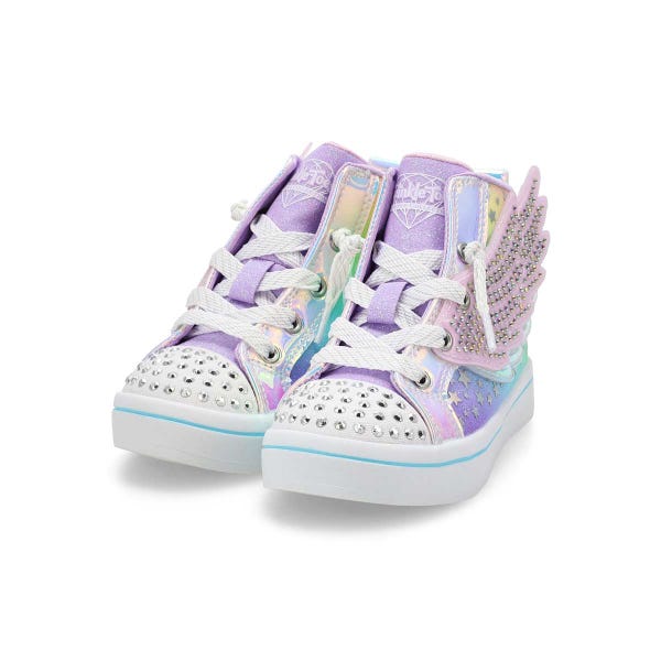 Infants' Twinkle Toes Twi-Lights 2.0 Dreamy Wings Sneaker - Lavender/Light Pink