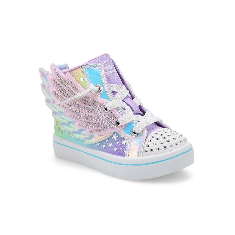 Infants' Twinkle Toes Twi-Lights 2.0 Dreamy Wings Sneaker - Lavender/Light Pink