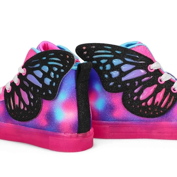 Baskets WINKLE TOES TWINKLE SPARKS ICE, noir/rose,