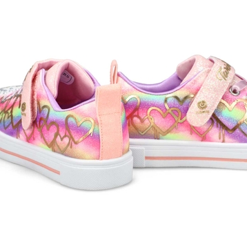 Girls'  Twinkle Sparks Ombre Love Light Up Sneaker