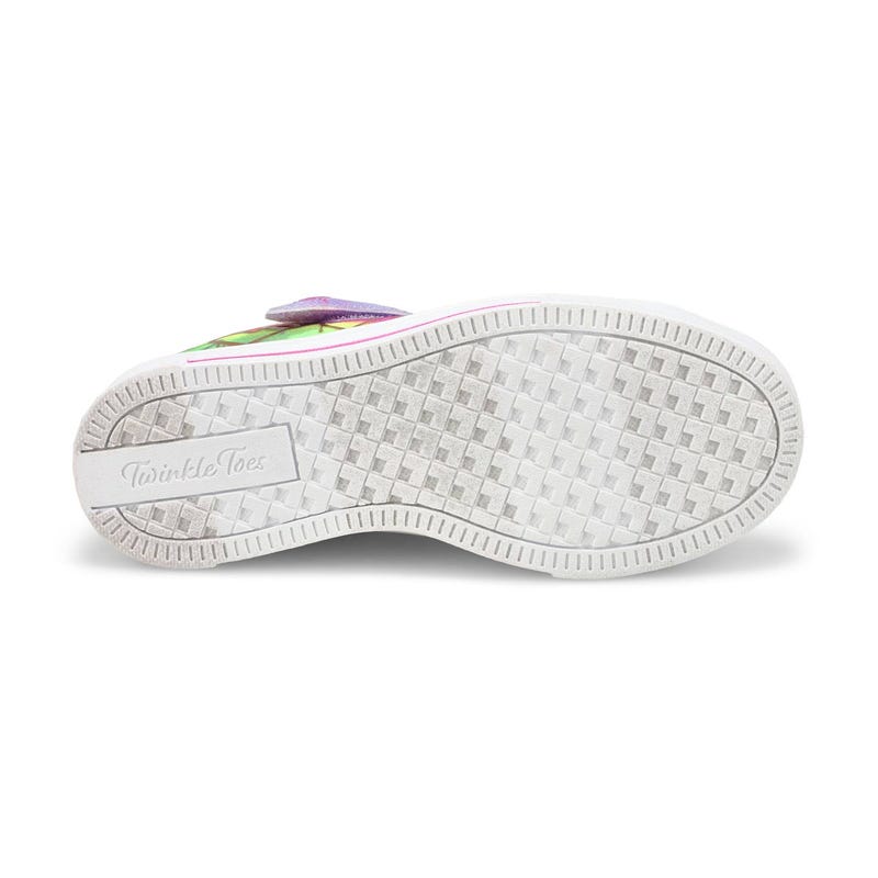 Girls'  Twinkle Sparks Ombre Love Light Up Sneaker - Lavender/Multi