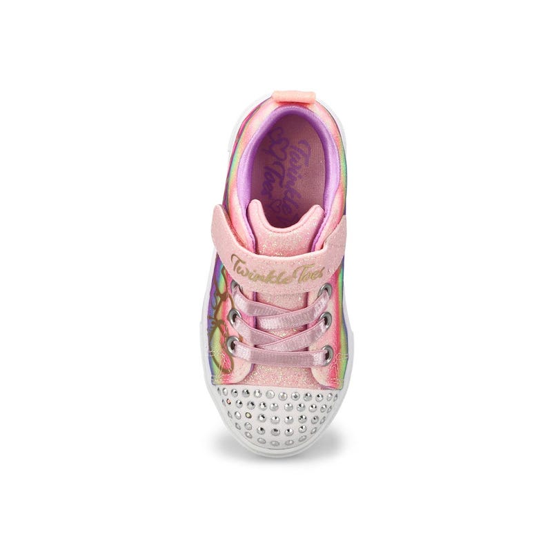 Infants'  Twinkle Sparks Ombre Love Light Up Sneaker - Light Purple/Multi