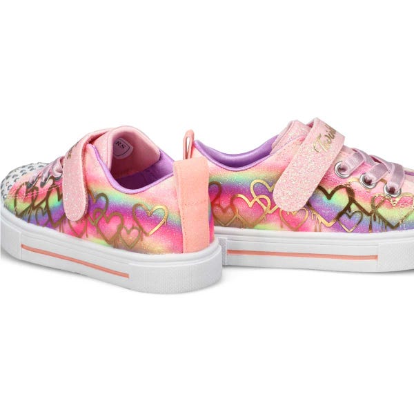 Infants'  Twinkle Sparks Ombre Love Light Up Sneaker - Light Purple/Multi
