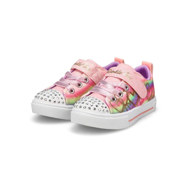 Infants'  Twinkle Sparks Ombre Love Light Up Sneaker - Light Purple/Multi