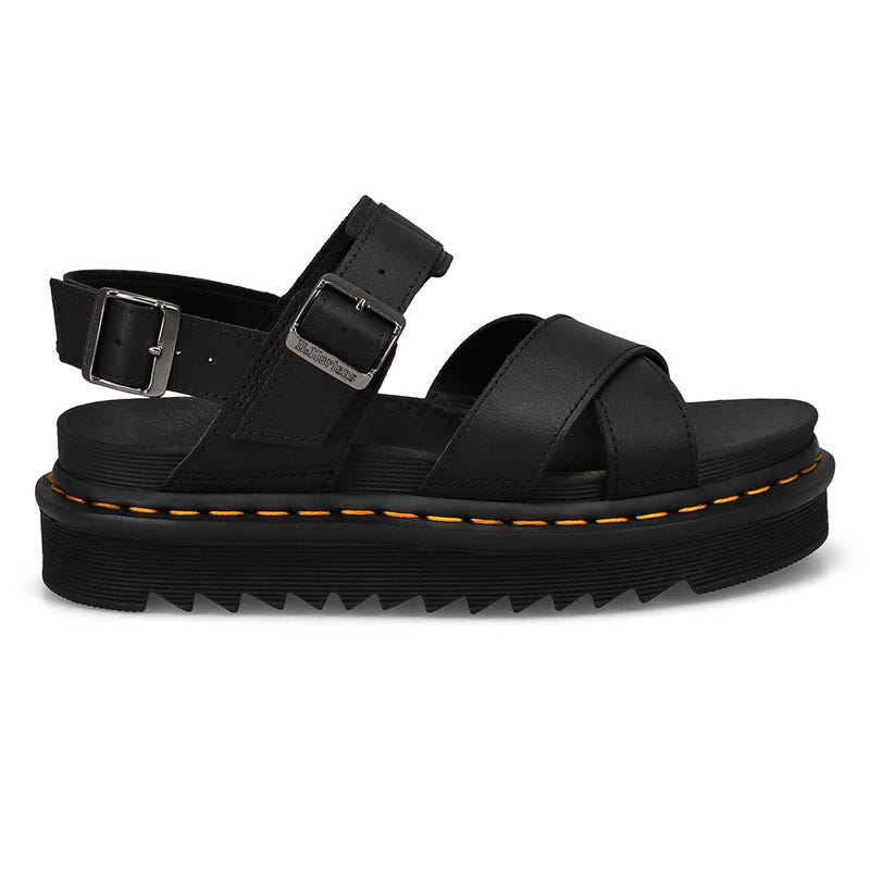 Women's Voss II 2 Strap Casual Sandal - Black