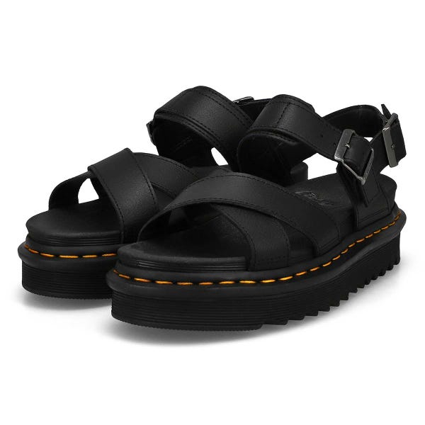 Women's Voss II 2 Strap Casual Sandal - Black