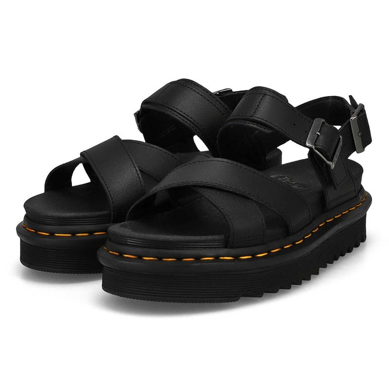 Women's Voss II 2 Strap Casual Sandal - Black