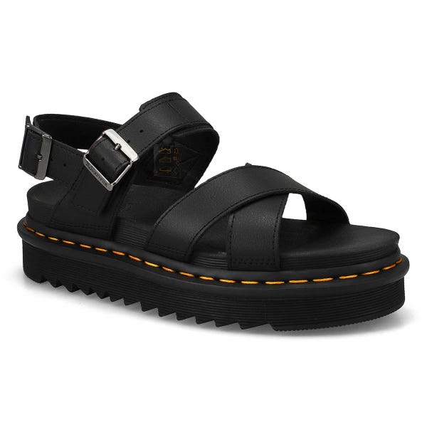 Women's Voss II 2 Strap Casual Sandal - Black