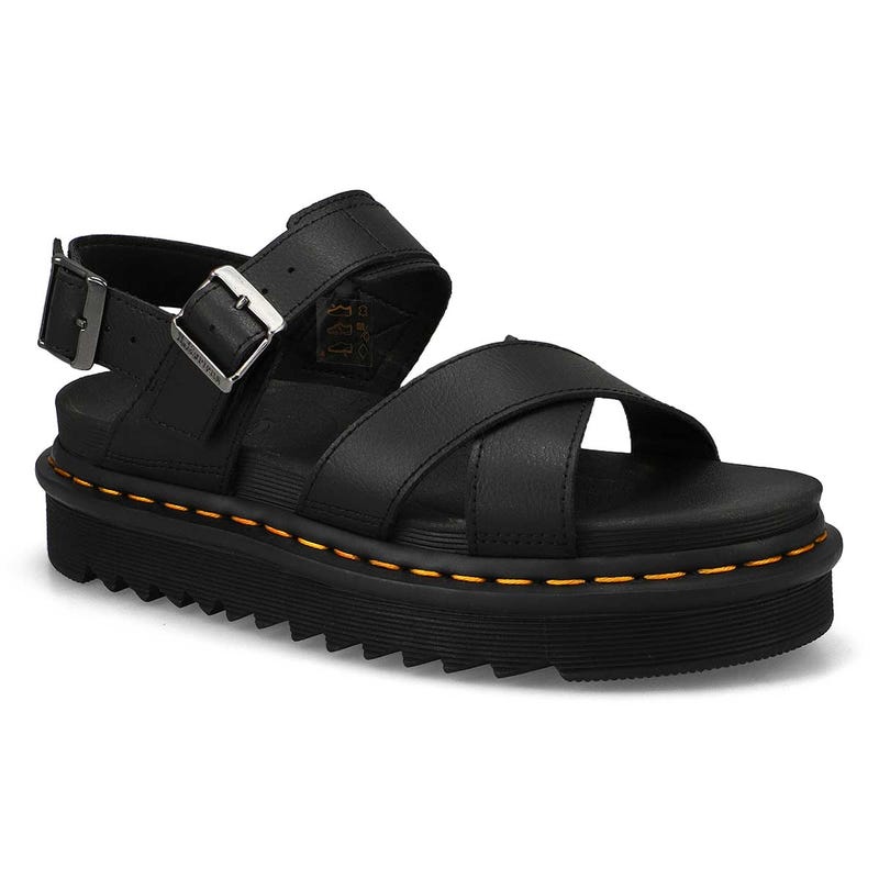 Women's Voss II 2 Strap Casual Sandal - Black