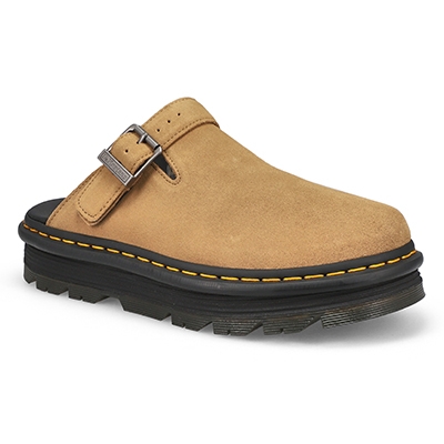 Lds ZebZag Suede Casual Clog - Savannah Tan