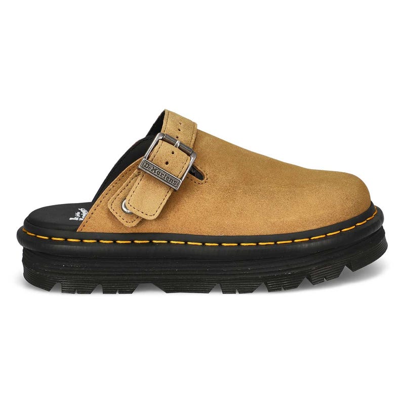 Unisex ZebZag Suede Casual Clog - Savannah Tan