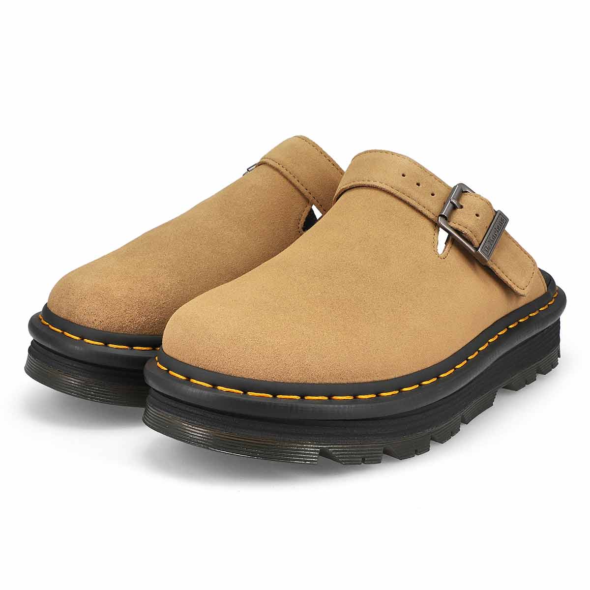 Unisex ZebZag Suede Casual Clog - Savannah Tan