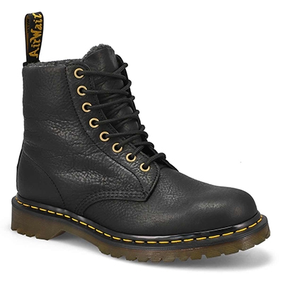 Mns 1460 Originals 8 eye Grizzly Lined Casual Boot - Black