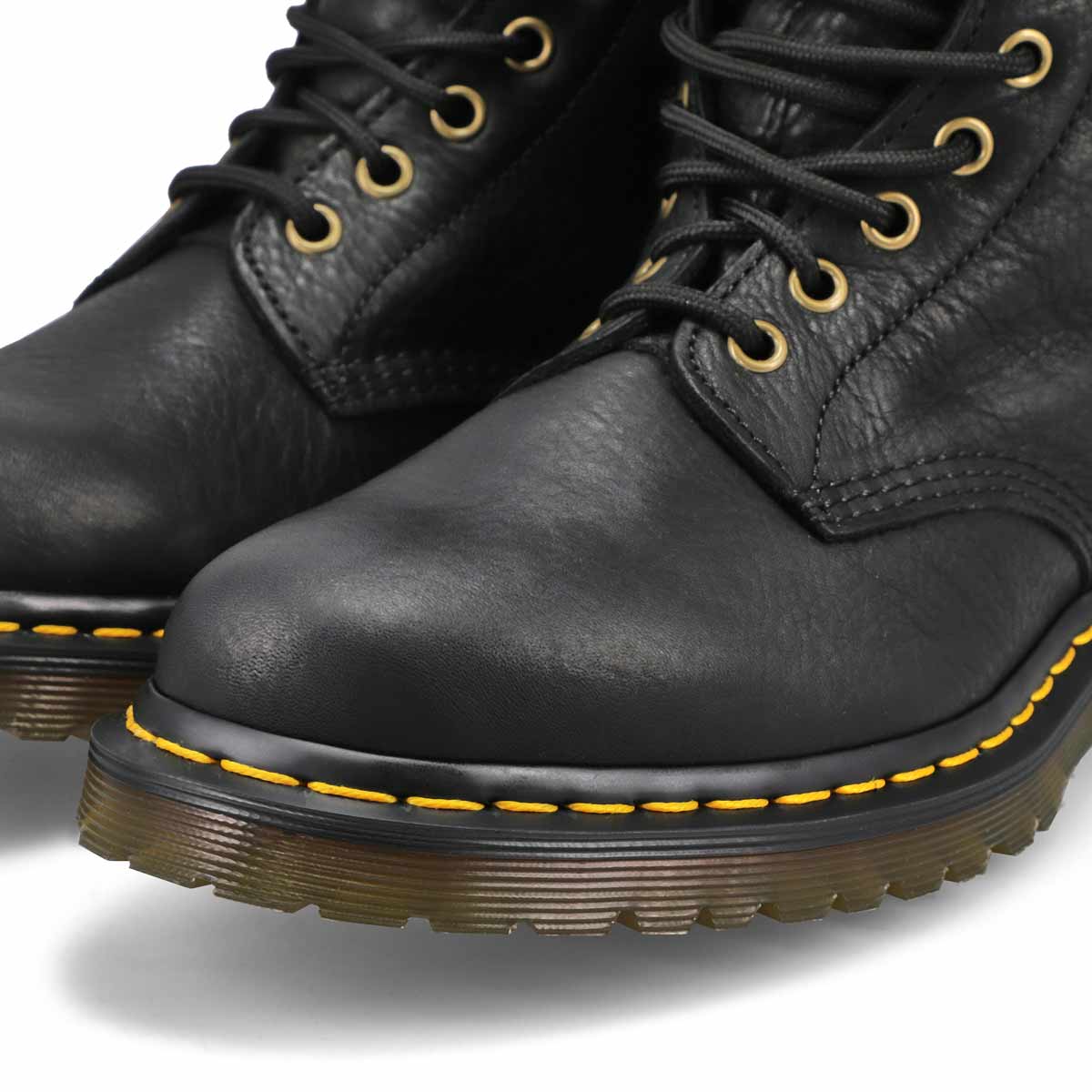 Men's 1460 Originals 8 eye Grizzly Lined Casual Boot - Black