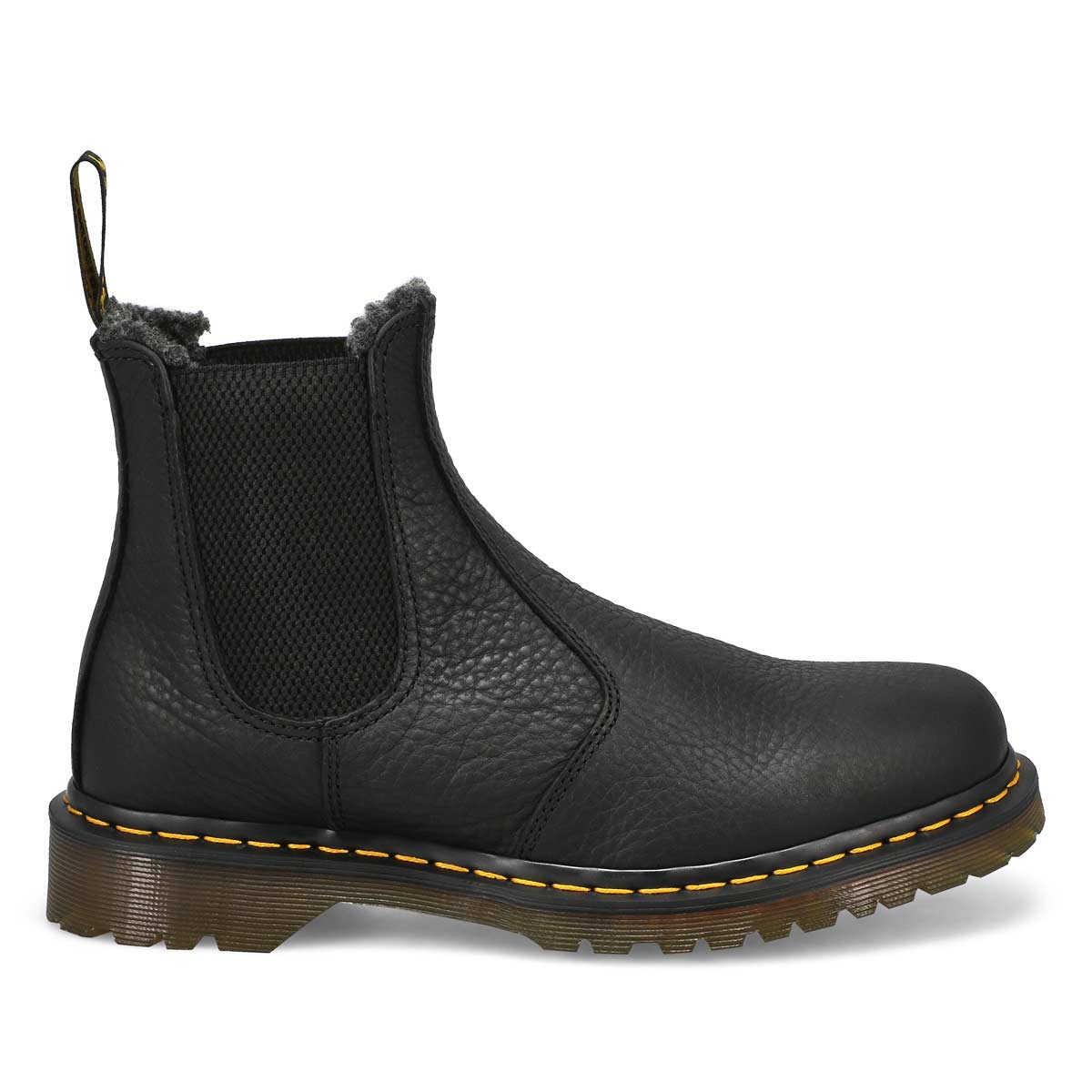Botte Chelsea doublée à enfiler 2976 GRIZZLY, noir, hommes